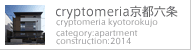name:cryptomeria 京都六条